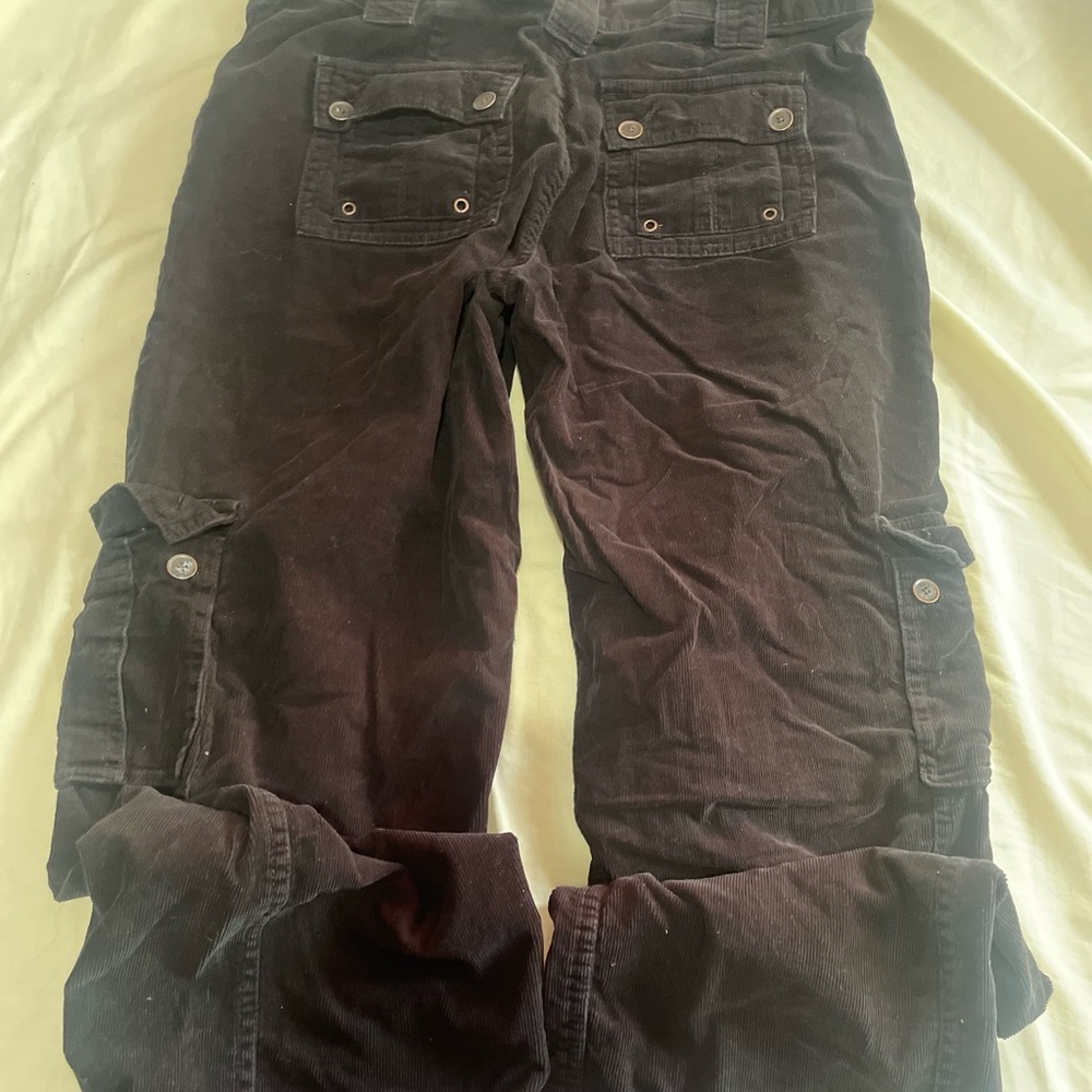Corduroy black pants